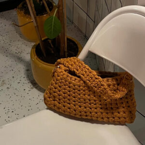 Crochet shoulder bag